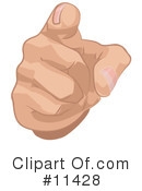 Hand Clipart #11428 by AtStockIllustration