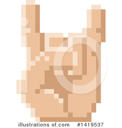 Pixelated Clipart #1419537 by AtStockIllustration