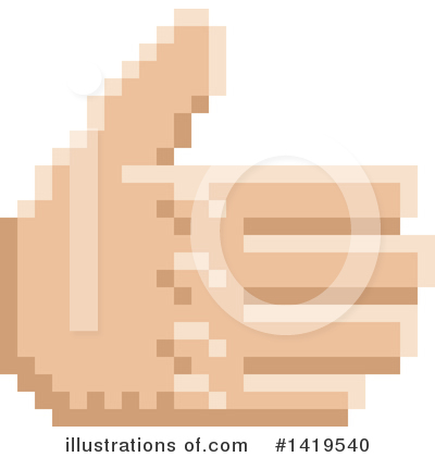 Pixel Art Clipart #1419540 by AtStockIllustration