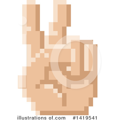Pixelated Clipart #1419541 by AtStockIllustration