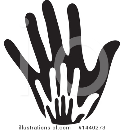 Hand Print Clipart #1440273 by ColorMagic