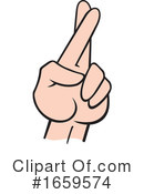 Hand Clipart #1659574 by Johnny Sajem