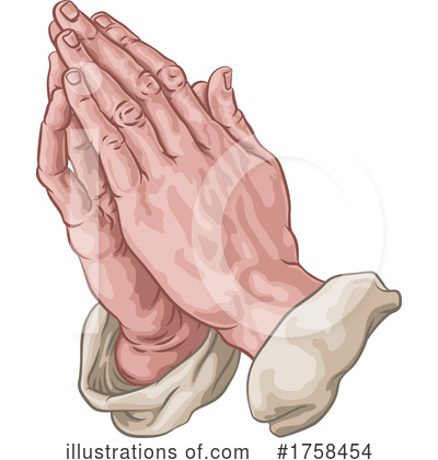 Praying Clipart #1758454 by AtStockIllustration