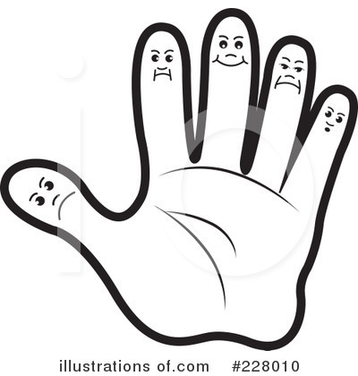 Royalty-Free (RF) Hand Clipart Illustration by Lal Perera - Stock Sample #228010