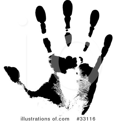 Hand Print Clipart #33116 by elaineitalia