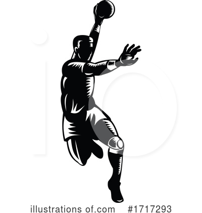 Royalty-Free (RF) Handball Clipart Illustration by patrimonio - Stock Sample #1717293