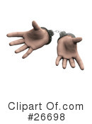 Handcuffs Clipart #26698 by KJ Pargeter