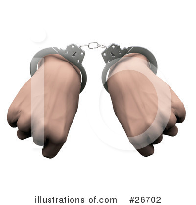 Handcuffs Clipart #26702 by KJ Pargeter