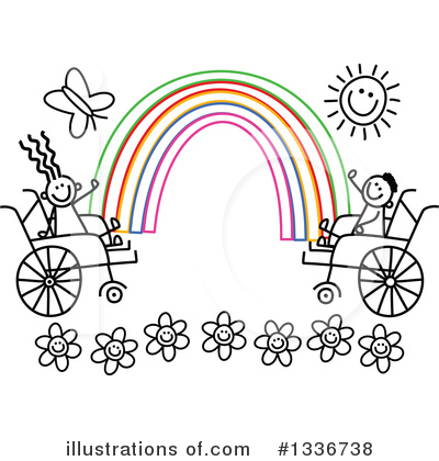Royalty-Free (RF) Handicap Clipart Illustration by Prawny - Stock Sample #1336738