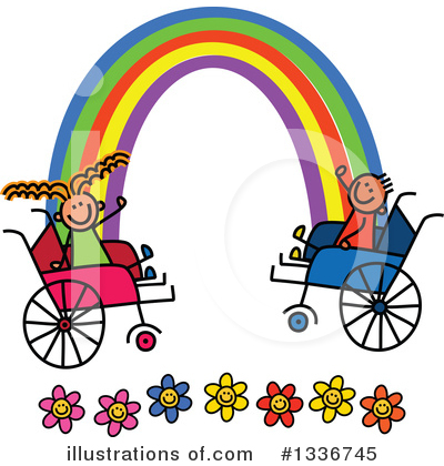 Royalty-Free (RF) Handicap Clipart Illustration by Prawny - Stock Sample #1336745