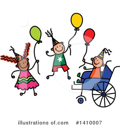 Royalty-Free (RF) Handicap Clipart Illustration by Prawny - Stock Sample #1410007
