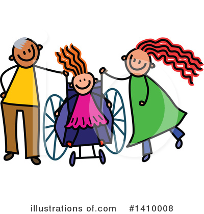 Royalty-Free (RF) Handicap Clipart Illustration by Prawny - Stock Sample #1410008