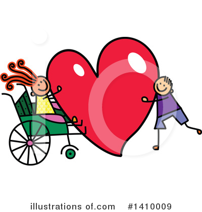 Royalty-Free (RF) Handicap Clipart Illustration by Prawny - Stock Sample #1410009