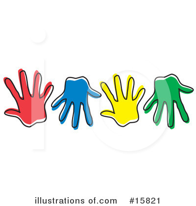 Hand Print Clipart #15821 by Andy Nortnik