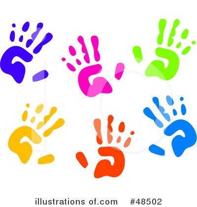 Hand Prints Clipart #48502 by Prawny