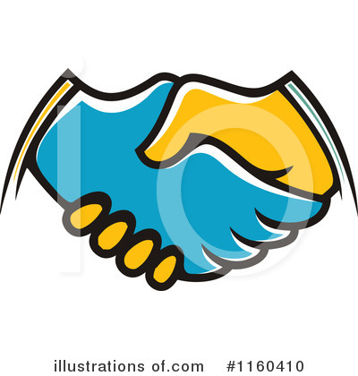 Royalty-Free (RF) Handshake Clipart Illustration by Vector Tradition SM - Stock Sample #1160410