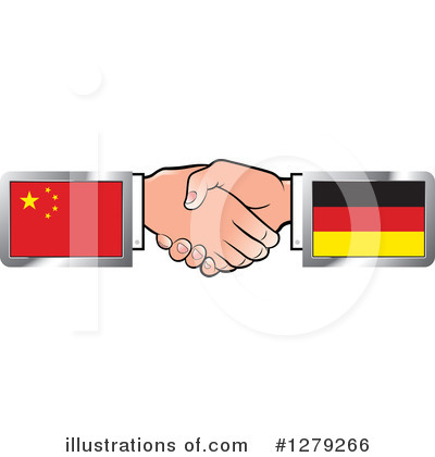 Royalty-Free (RF) Handshake Clipart Illustration by Lal Perera - Stock Sample #1279266