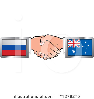 Royalty-Free (RF) Handshake Clipart Illustration by Lal Perera - Stock Sample #1279275