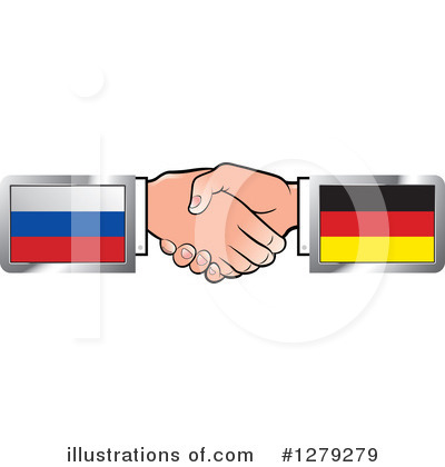 Royalty-Free (RF) Handshake Clipart Illustration by Lal Perera - Stock Sample #1279279
