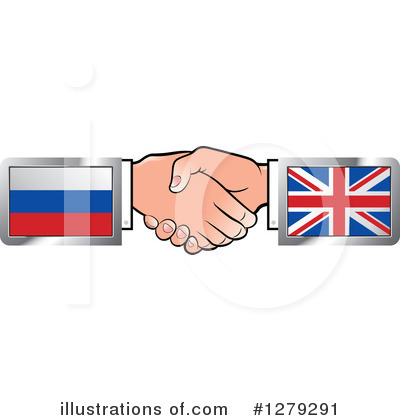 Russian Flag Clipart #1279291 by Lal Perera