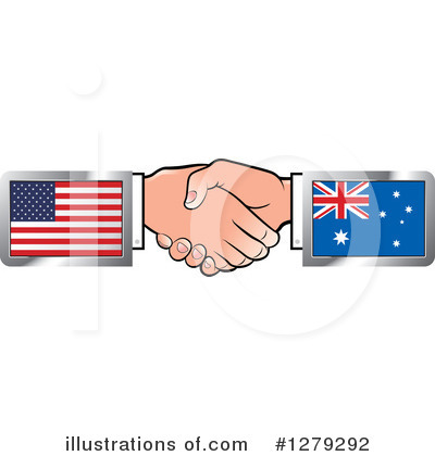 Royalty-Free (RF) Handshake Clipart Illustration by Lal Perera - Stock Sample #1279292