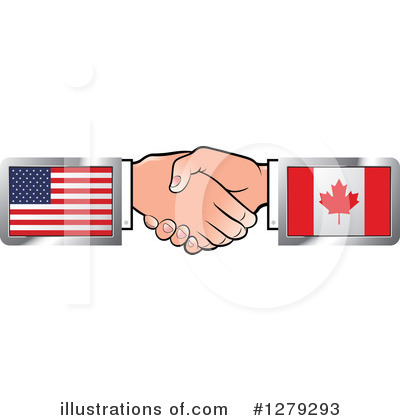 American Flag Clipart #1279293 by Lal Perera