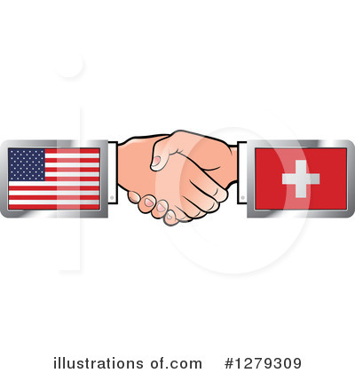 Royalty-Free (RF) Handshake Clipart Illustration by Lal Perera - Stock Sample #1279309