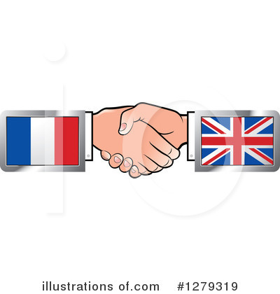 Royalty-Free (RF) Handshake Clipart Illustration by Lal Perera - Stock Sample #1279319