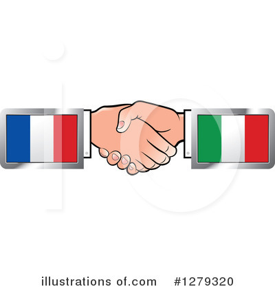 Royalty-Free (RF) Handshake Clipart Illustration by Lal Perera - Stock Sample #1279320