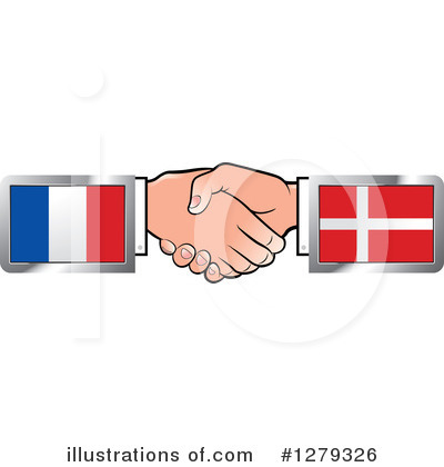 Royalty-Free (RF) Handshake Clipart Illustration by Lal Perera - Stock Sample #1279326