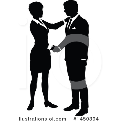 Royalty-Free (RF) Handshake Clipart Illustration by AtStockIllustration - Stock Sample #1450394