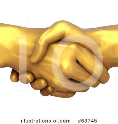Royalty-Free (RF) Handshake Clipart Illustration by Tonis Pan - Stock Sample #63745