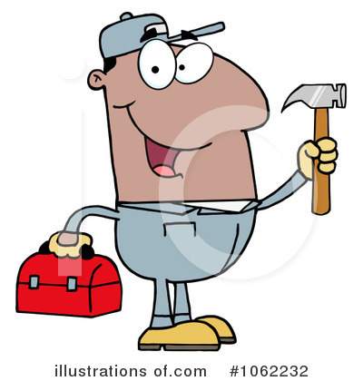 Handyman Clipart #1062232 by Hit Toon