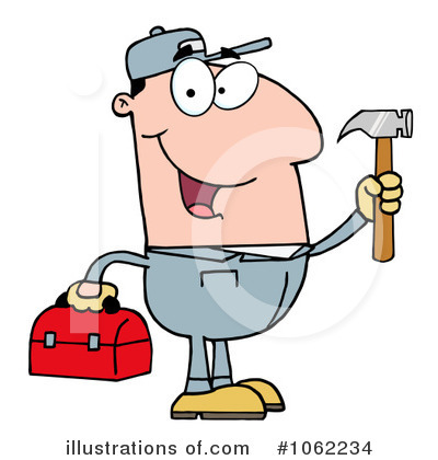 Plumber Clipart #1062234 by Hit Toon