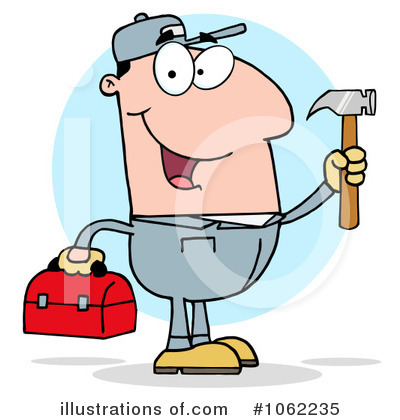 Handyman Clipart #1062235 by Hit Toon