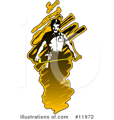 Royalty-Free (RF) Handyman Clipart Illustration by Leo Blanchette - Stock Sample #11972