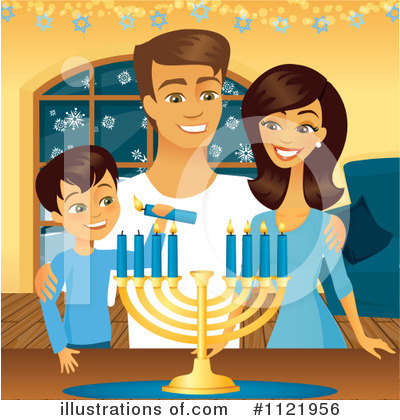Royalty-Free (RF) Hanukkah Clipart Illustration by Amanda Kate - Stock Sample #1121956