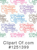 Happy Birthday Clipart #1251399 by Vector Tradition SM