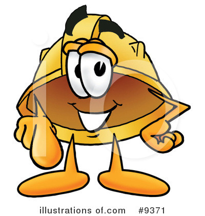 Royalty-Free (RF) Hard Hat Clipart Illustration by Mascot Junction - Stock Sample #9371