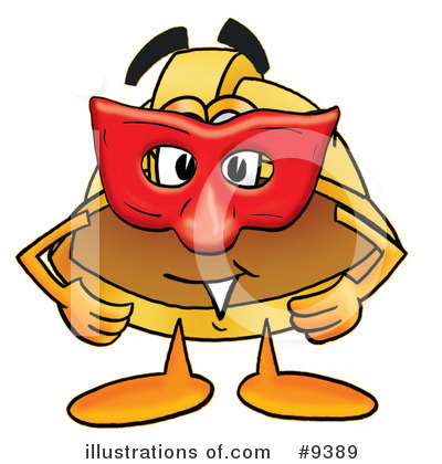 Royalty-Free (RF) Hard Hat Clipart Illustration by Mascot Junction - Stock Sample #9389