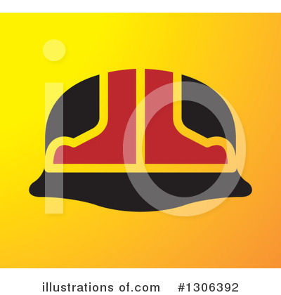 Royalty-Free (RF) Hardhat Clipart Illustration by Lal Perera - Stock Sample #1306392