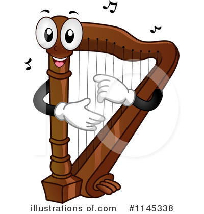 Harp Clipart #1145338 by BNP Design Studio