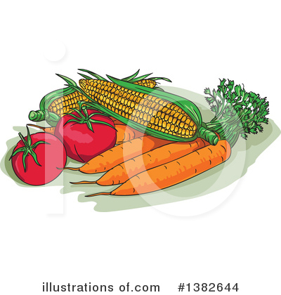 Tomatoes Clipart #1382644 by patrimonio