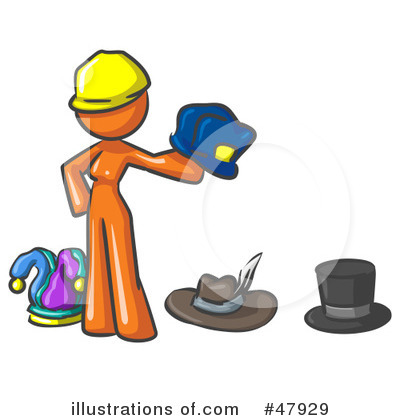 Royalty-Free (RF) Hats Clipart Illustration by Leo Blanchette - Stock Sample #47929