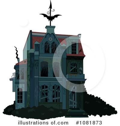 Haunted House Clipart #1081873 by Pushkin