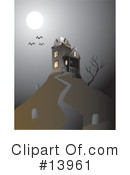 Haunted House Clipart #13961 by Rasmussen Images