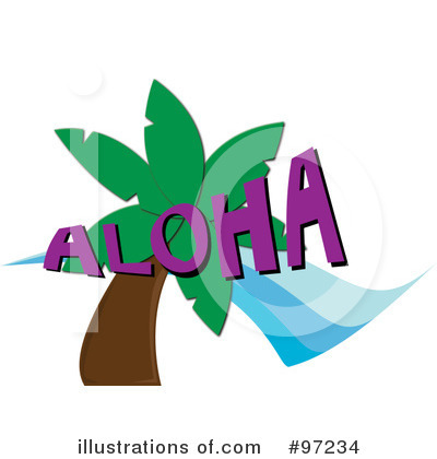 Royalty-Free (RF) Hawaii Clipart Illustration by Pams Clipart - Stock Sample #97234
