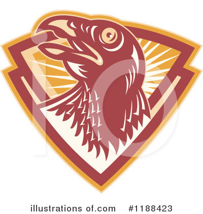 Royalty-Free (RF) Hawk Clipart Illustration by patrimonio - Stock Sample #1188423