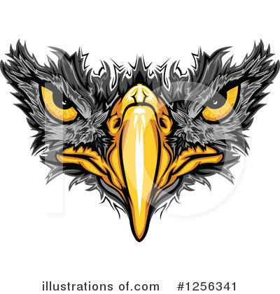 Royalty-Free (RF) Hawk Clipart Illustration by Chromaco - Stock Sample #1256341