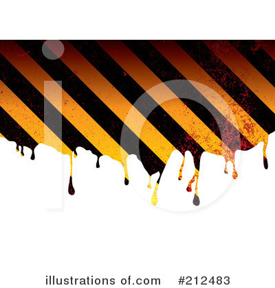 Royalty-Free (RF) Hazard Stripes Clipart Illustration by michaeltravers - Stock Sample #212483